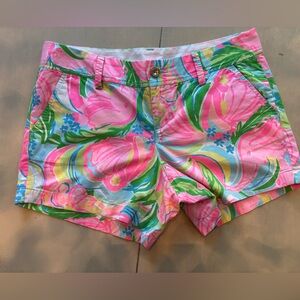 Callahan Pink and Blue Floral Shorts